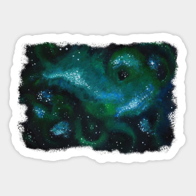 Sea Monster Nebula Sticker by JetAylor